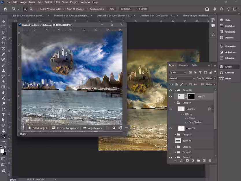 Photoshop Photo Illustration In-progress